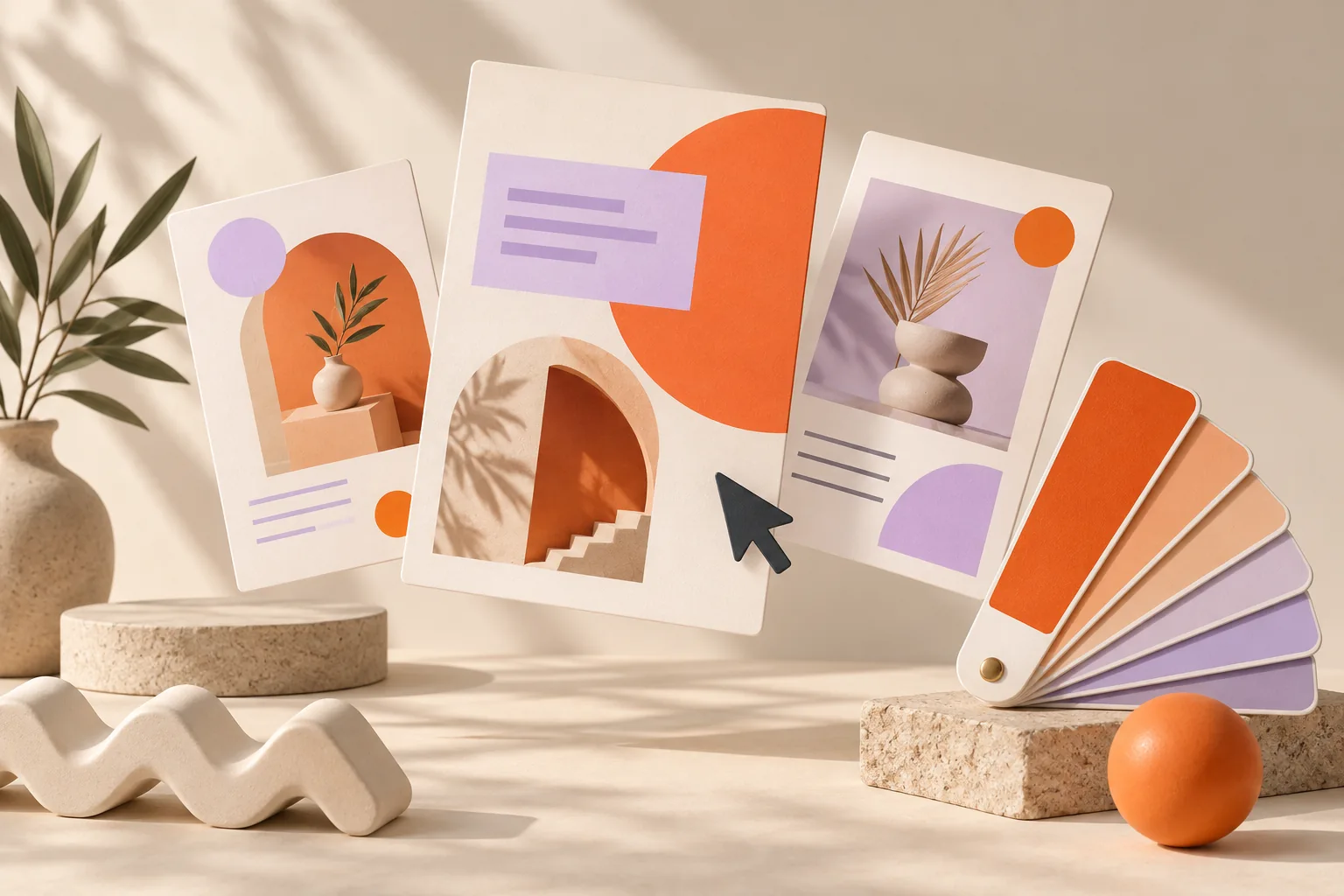 Illustration of Canva templates prepared for digital delivery